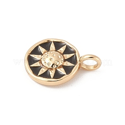 Латунь эмаль подвески&nbsp;KK-Z107-10G-01