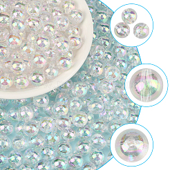 Экологичные прозрачные акриловые бусины OACR-PA0001-30C-02