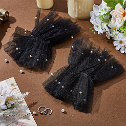 Газовый кружевной нарукавник из тюля для женщин&nbsp;AJEW-WH0596-070B