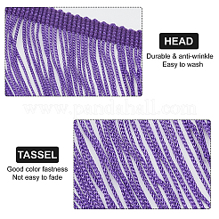 Бахрома из полиэстера с кисточкой&nbsp;OCOR-WH0033-59A