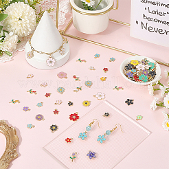 120шт 6 стиля подвески из сплава с эмалью&nbsp;ENAM-SC0007-03A