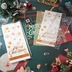 100 stücke 4 arten weihnachten thema opp zellophan süßigkeiten verpackung taschen&nbsp;ABAG-TA0002-08