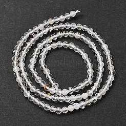 Природных кристаллов кварца бисер нитей G-B145-A02-3mm