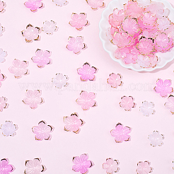 100 шт. 4 стиля прозрачных акриловых колпачков для бусин&nbsp;OACR-BM0001-09B