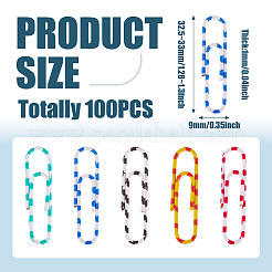 100 trombone en fer et plastique imprimé zèbre&nbsp;IFIN-TA0001-75A