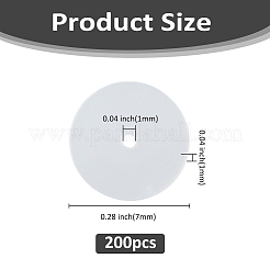 200 шт. Силиконовые гайки для ушей SIL-FH0001-15