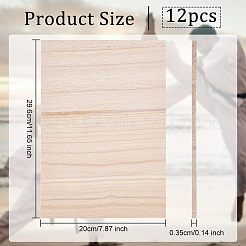 Planches de karaté en bois&nbsp;WOOD-WH0027-51A