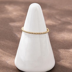 Anillos de dedo de acero inoxidable 304 para mujer&nbsp;RJEW-K301-08B-G