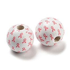 Печатные деревянные бусины WOOD-A022-01A