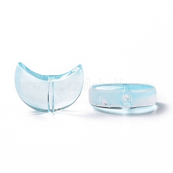 Perle di vetro verniciate a spruzzo trasparente&nbsp;GLAA-I050-04F