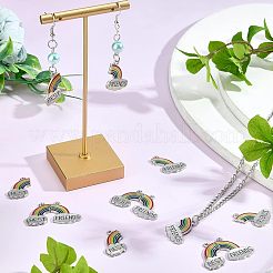 20 пара подвесок из сплава с эмалью&nbsp;PALLOY-NB0002-06P