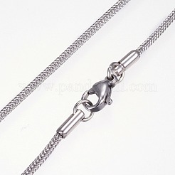 Collane in acciaio inossidabile 304 anti-ossidazione&nbsp;LS-NJEW-D281-08