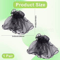 Нарукавники из марлевого кружева для женщин&nbsp;AJEW-WH20018-125B