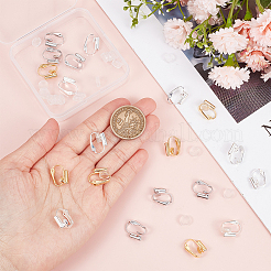 24шт 3 цвета латунные клипсы конвертеры выводы KK-SP0001-15