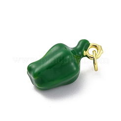 Латунь эмаль подвески&nbsp;KK-U066-03C-G