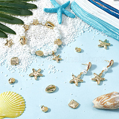 24шт 6 стиля бусины из сплава&nbsp;FIND-SC0012-89