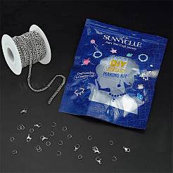 Наборы для самостоятельного изготовления браслетов и ожерелий DIY-SC0019-61