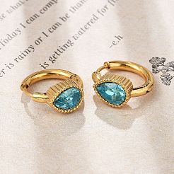 Серьги-кольца из нержавеющей стали 304 EJEW-P309-04G