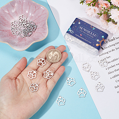 30 шт. подвески для домашних животных из нержавеющей стали 201 STAS-SC0004-96