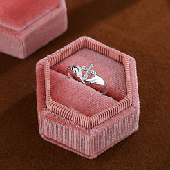 925 регулируемое кольцо-манжета из стерлингового серебра с микропаве из прозрачных кубических цирконий FS-WG9FEE4-02