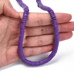 Полимерной глины ручной работы бисер нитей CLAY-R089-6mm-052