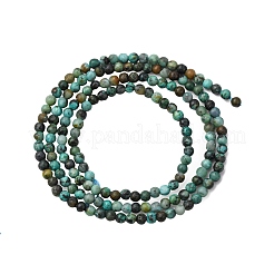 Бусы натуральная африканская бирюза (яшма) G-Z116-A20-2mm