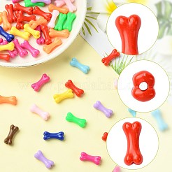 50шт акриловые бусины с УФ-покрытием PACR-FS0001-09