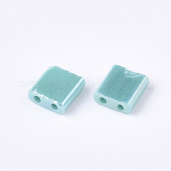 Perline di vetro opaco a 2 foro&nbsp;LS-SEED-S023-07I