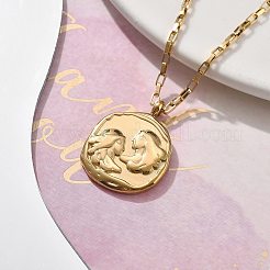 Ожерелья с подвесками в виде созвездий из нержавеющей стали 304&nbsp;NJEW-K392-01G-03