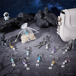 12шт брелок из сплава и стекла KEYC-PH01564