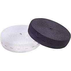 Плоский полиэстер эластичный шнур и резиновые кнопки OCOR-BC0012-17-25mm