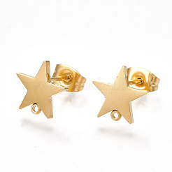 Фурнитура для сережек-гвоздиков из нержавеющей стали 304 STAS-CJ0001-199