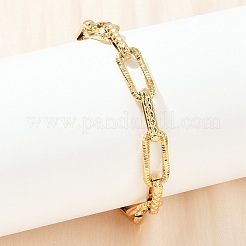 Браслеты-цепочки из нержавеющей стали 304 для женщин&nbsp;BJEW-Z143-12G