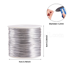 Fil d'aluminium rond&nbsp;AW-WH0001-1.2mm-02