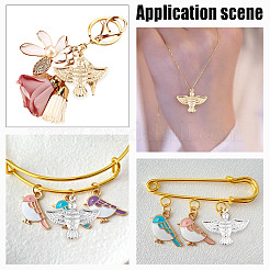 40шт 2 цвета латунные подвески&nbsp;KK-AR0003-32