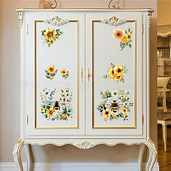 3 лист 3 стиля ПВХ водонепроницаемые декоративные наклейки&nbsp;DIY-WH0404-111