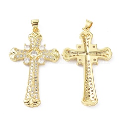 Латунные микро проложить кубический цирконий подвеска&nbsp;ZIRC-C021-23G