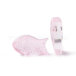 Perle di vetro verniciate a spruzzo trasparente&nbsp;X1-GLAA-I050-10J