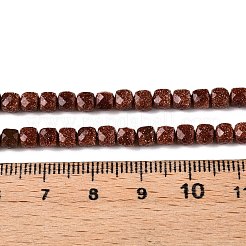 Синтетические голдстоуновские бисер пряди G-N342-129