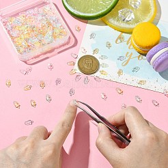 200 шт. кабошоны из смолы в виде мороженого&nbsp;MRMJ-CJ0001-20