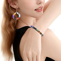 20шт прозрачные акриловые бусины чернильный эффект градиента ветра&nbsp;OACR-YW0003-20D