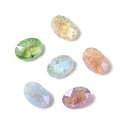 Cabochon di strass in vetro stile k9 crackle al chiaro di luna&nbsp;RGLA-J020-C-IO