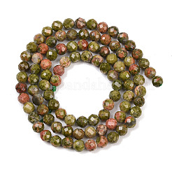 Природные Unakite бисер нитей&nbsp;G-B171-C03-4mm