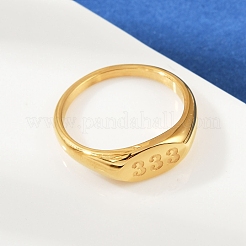 Кольца для пальцев из нержавеющей стали 304 RJEW-P153-03G-02