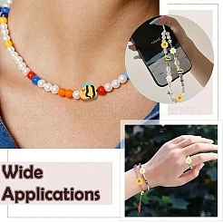 200шт 3 стиля ручной работы бусины из полимерной глины&nbsp;CLAY-YW0002-61