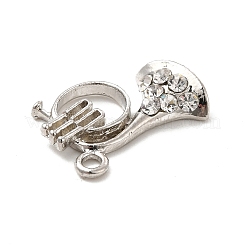 Подвески из сплава со стразами ALRI-M006-08P