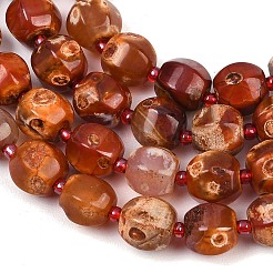 Природные пожары треск агат бисер нитей&nbsp;G-K393-C01-10mm