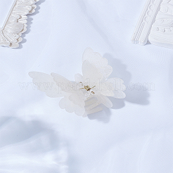 1 шт. заколки-коготки для волос из ацетата целлюлозы (смолы) в форме двойной бабочки&nbsp;PHAR-LP0001-07B