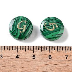 Perline di malachite sintetiche&nbsp;G-A238-01G