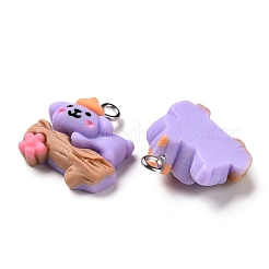 Подвески из непрозрачной смолы RESI-G032-G05